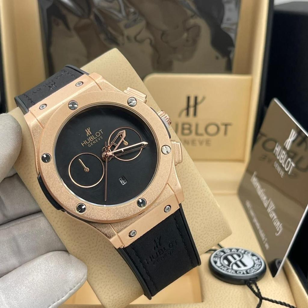 HUBLOT LEATHER WRIST WATCH
