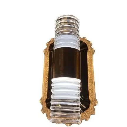 Wall Light - White Round Design And White Base Light