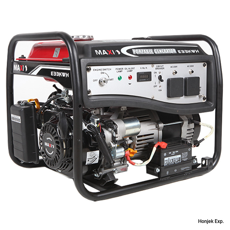 Maxi Generator 4.1KVA / 3.3KW - (Key + Wheels & Handle)