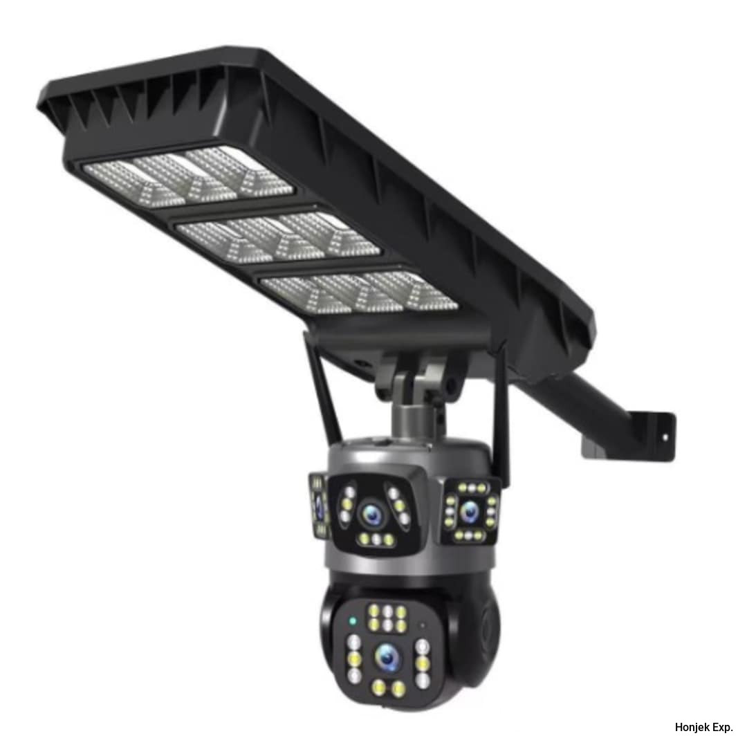 HSC001 Solar CCTV Street Light Camera – Outdoor Wireless Security Camera with Solar Panel, Motion Detection & Night Vision
