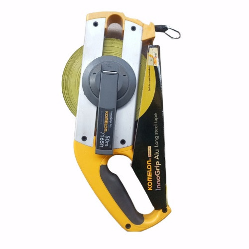 Komelon LU50E InnoGrip Alu Long Steel Tape Measure- 50 Meters