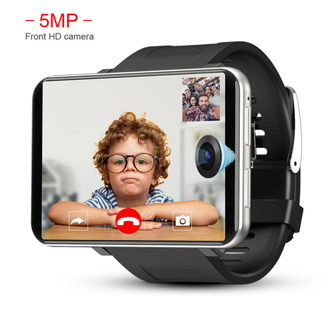 Smart Watch Men 4G Android 7.1 3GB + 32GB Support 2.86 Inch SIM Card 4G GPS WiFi 2700mAh Large Battery for Smartwatch Men