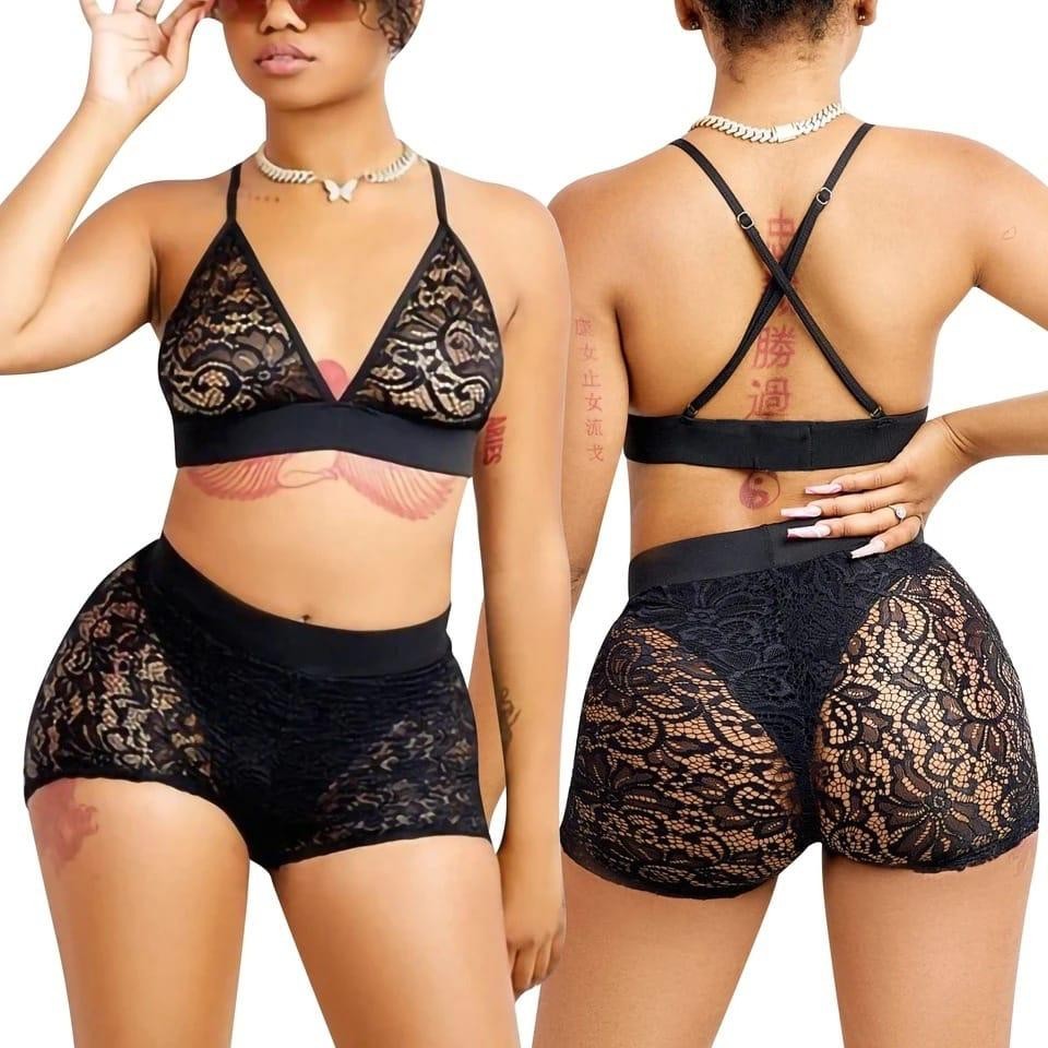 Sexy Lace Bra & Underwear Set