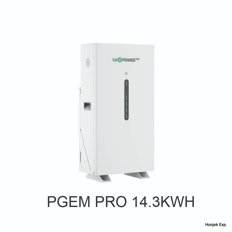 LuxpowerTek PGEM PRO 14.3kWh Lithium Battery – 51.2V 280Ah LiFePO₄ Energy Storage Battery with Smart BMS