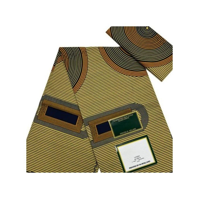 Ankara Hollandais Dutch Wax Fabric – 6 Yards Premium African Print Material
