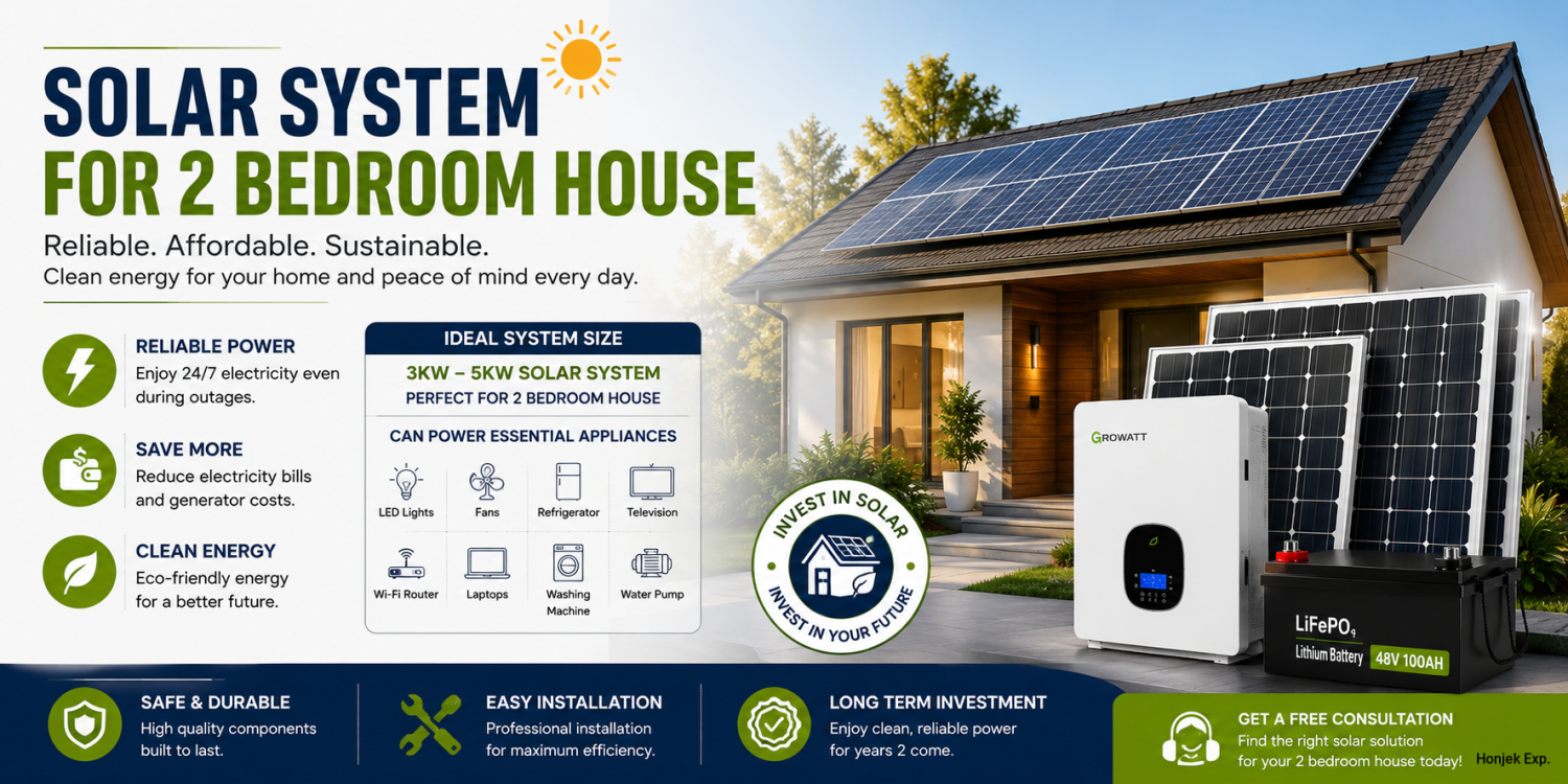 Solar System for 2 Bedroom House: Complete Guide to Choosing the Right Solar Setup