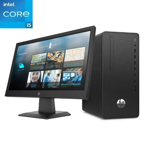 HP 290 G4 Micro Tower Desktop Pc Bundle Core I5-10100 - 4GB RAM - 1TB HDD + 22" Monitor