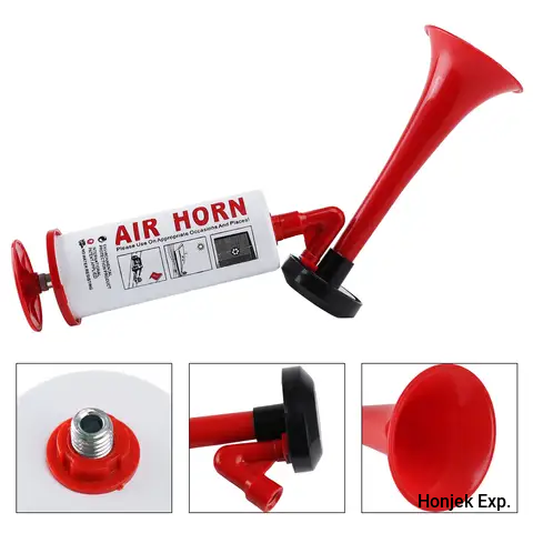 C- marine and sports pump air horn loud sound handheld signal boat horn