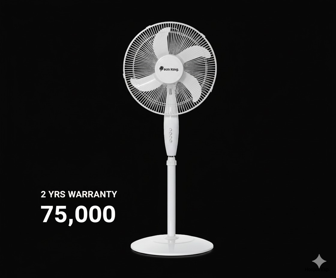 Sun King Pedestal Standing Fan – Energy Efficient Cooling for Home & Office