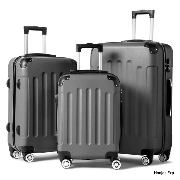 ABS Travel Suitcase – Durable Trolley Luggage with 360° Spinner Wheels | Cabin & Checked Baggage