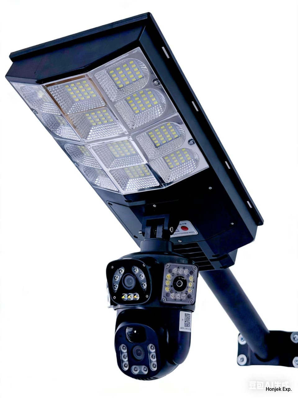HSC001 Solar CCTV Street Light Camera – Outdoor Wireless Security Camera with Solar Panel, Motion Detection & Night Vision